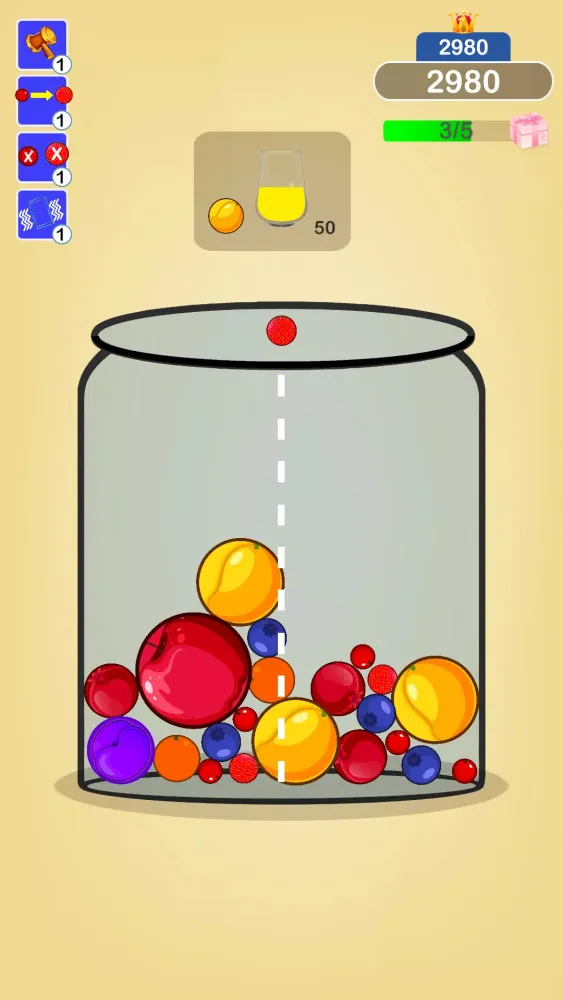 Fruit Flow Melon Merge スクリーンショット