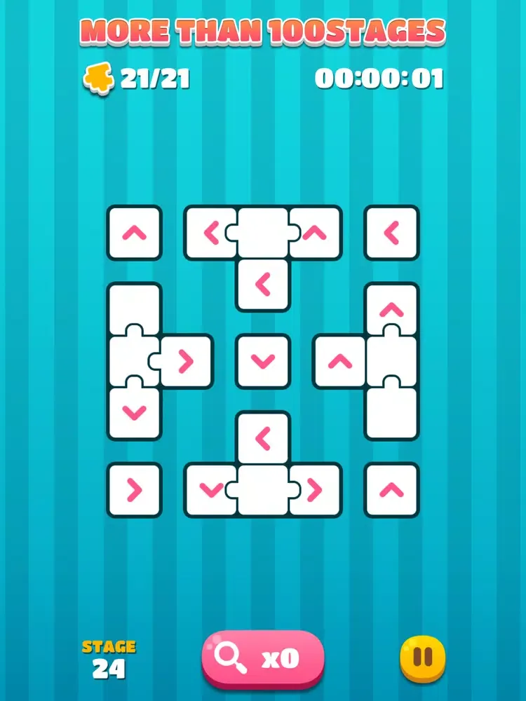 Tangkapan skrin UNLINK Daily Puzzle iPad 