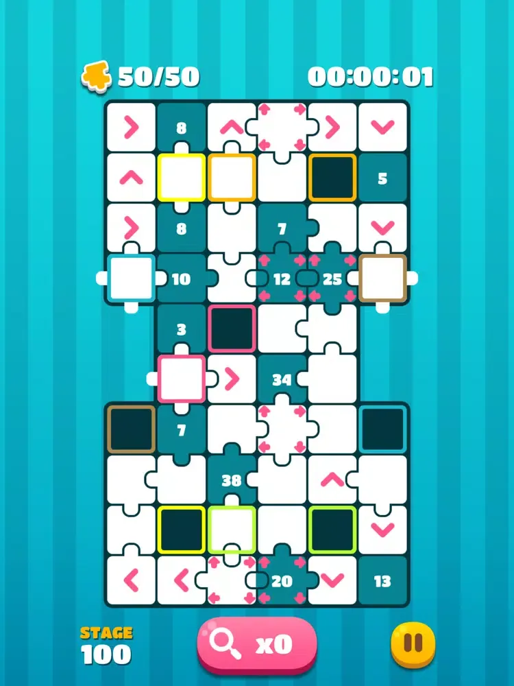 Tangkapan skrin UNLINK Daily Puzzle iPad 