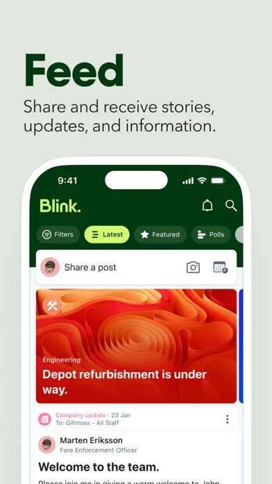 Blink - The Frontline App 스크린샷