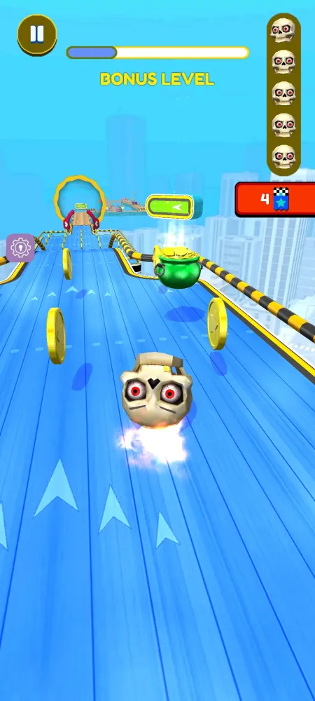 Tangkapan skrin Sky Move Ball:Offline