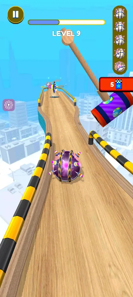 Tangkapan skrin Sky Move Ball:Offline