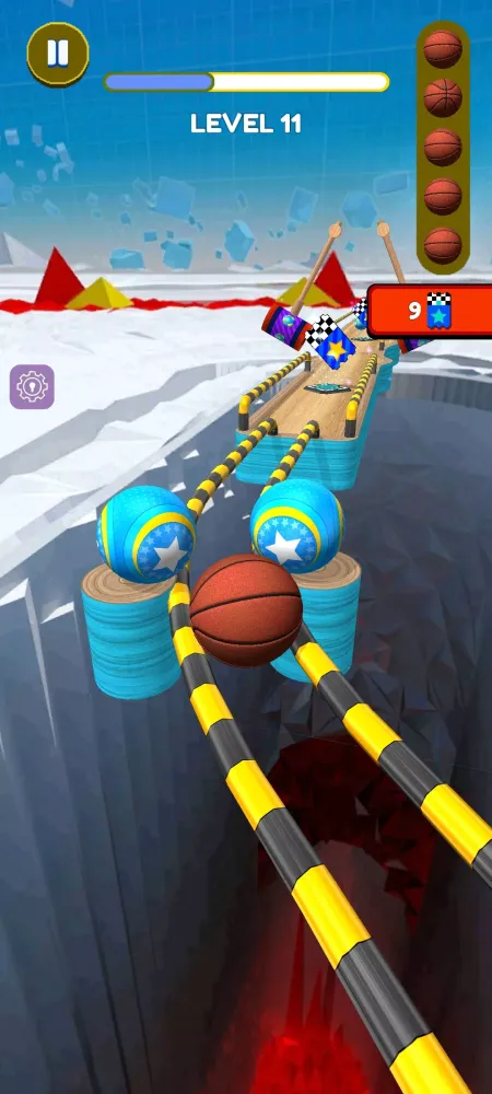 Tangkapan skrin Sky Move Ball:Offline