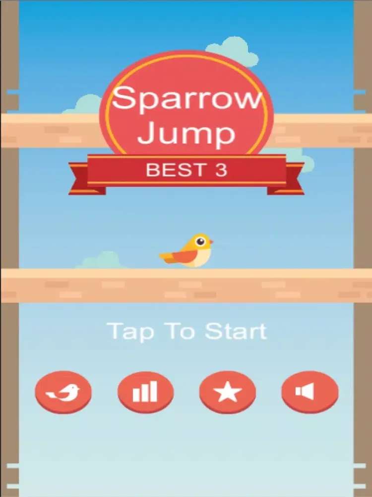 Sparrow Jump iPad  스크린샷