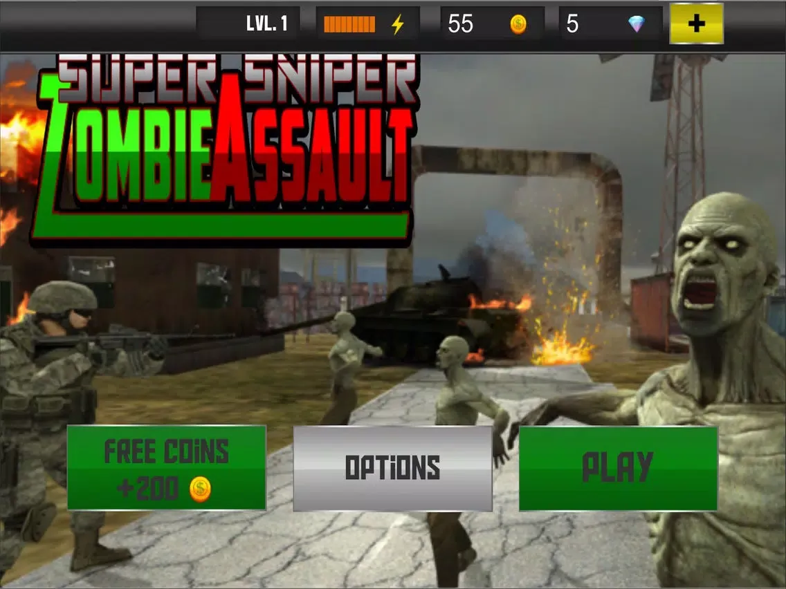 Super Sniper Zombie Assault iPad  Screenshots