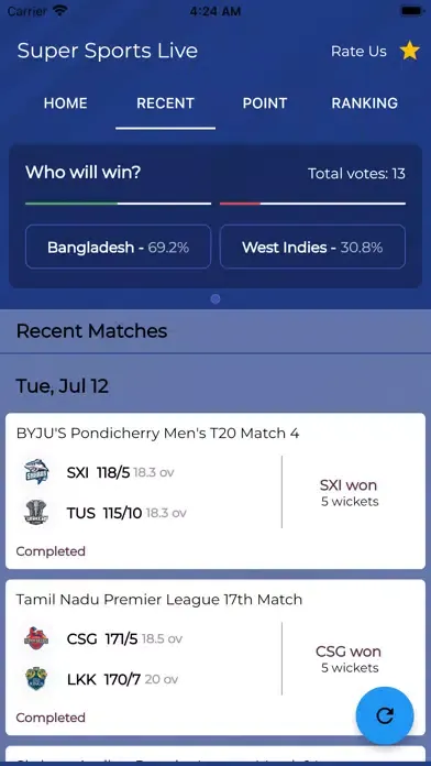 SuperSports Live स्क्रीनशॉट