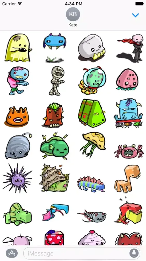 The Creeps! Stickers Screenshots