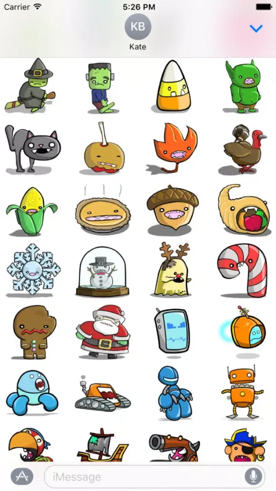 The Creeps! Stickers Screenshots