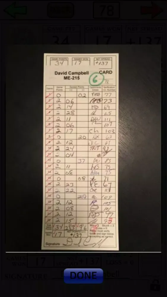 Captures d'écran de Cribbage Cross Check