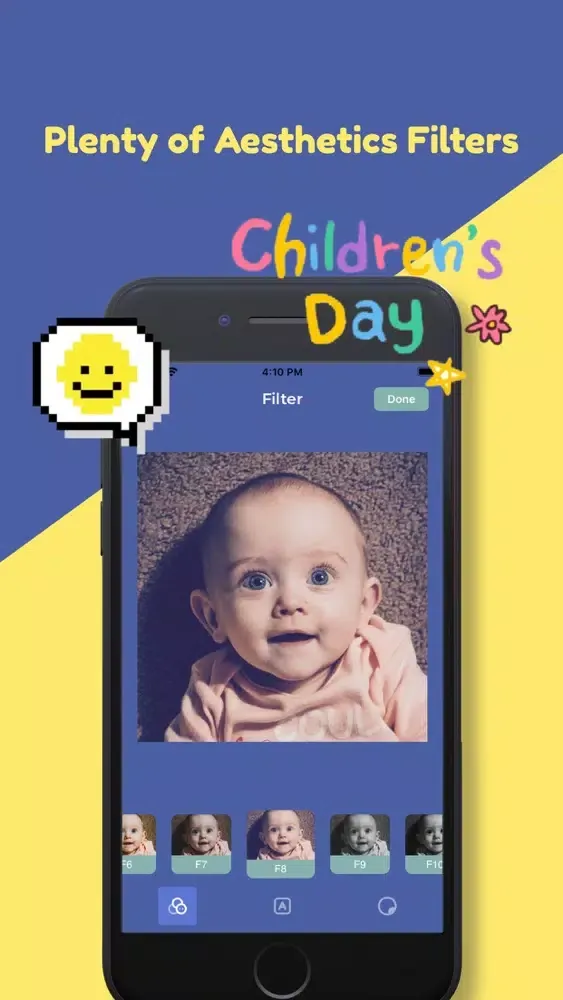 Baby Sticker：Photo Editor Screenshots