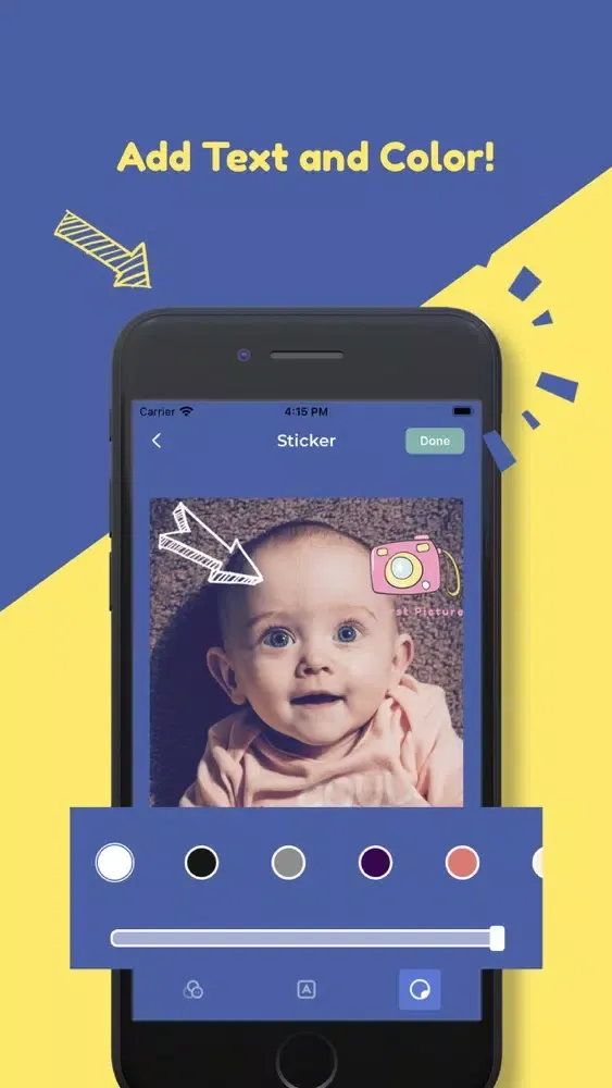 Baby Sticker：Photo Editor Screenshots