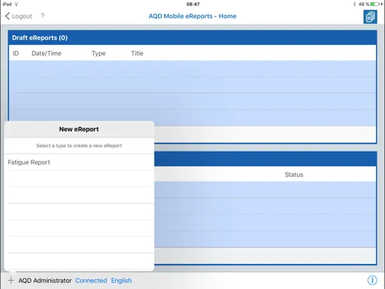 Mobile eReports iPad  स्क्रीनशॉट