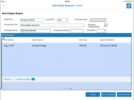 Mobile eReports iPad  स्क्रीनशॉट