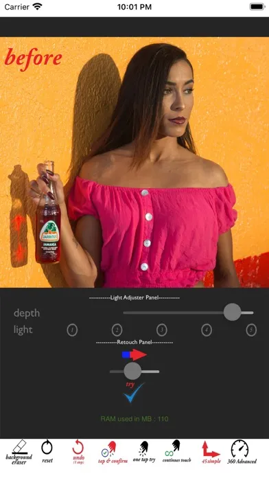 Tangkapan skrin app ! object remover