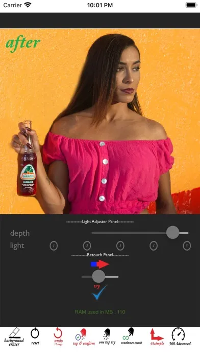 Tangkapan skrin app ! object remover