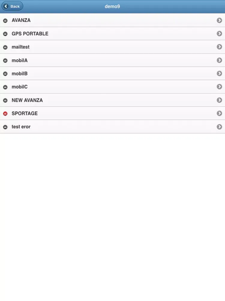 supertrackinggps iPad  स्क्रीनशॉट
