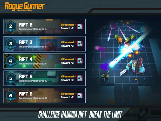 Ảnh chụp màn hình của Rogue Gunner:The Digital War iPad 