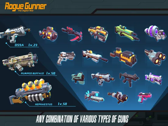 Ảnh chụp màn hình của Rogue Gunner:The Digital War iPad 