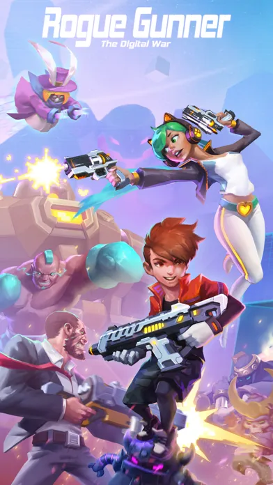 Ảnh chụp màn hình của Rogue Gunner:The Digital War