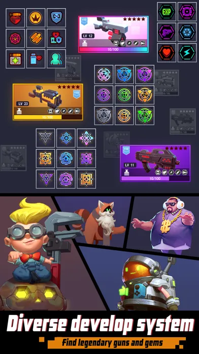 Ảnh chụp màn hình của Rogue Gunner:The Digital War