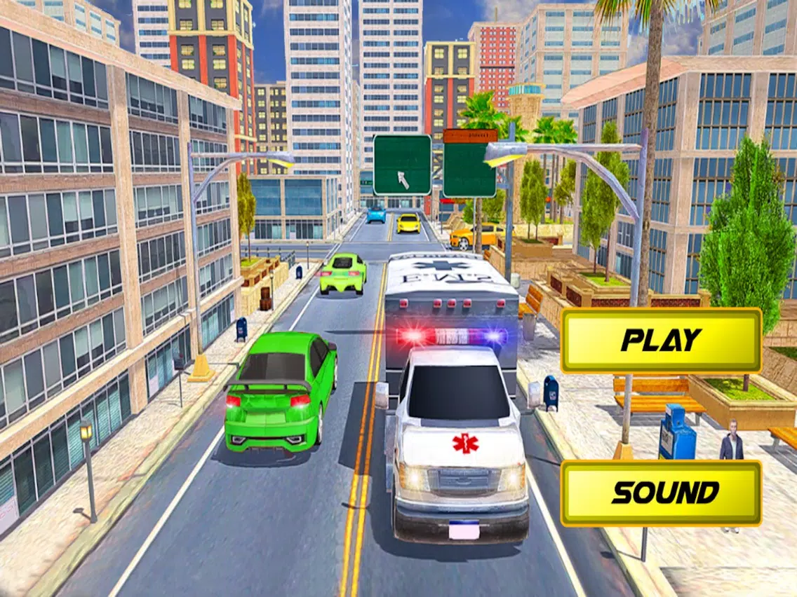 Ambulance Parking Simulator 3D iPad  سکرین شاٹس