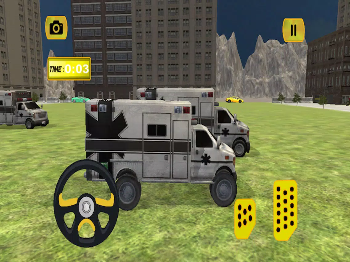 Ambulance Parking Simulator 3D iPad  سکرین شاٹس
