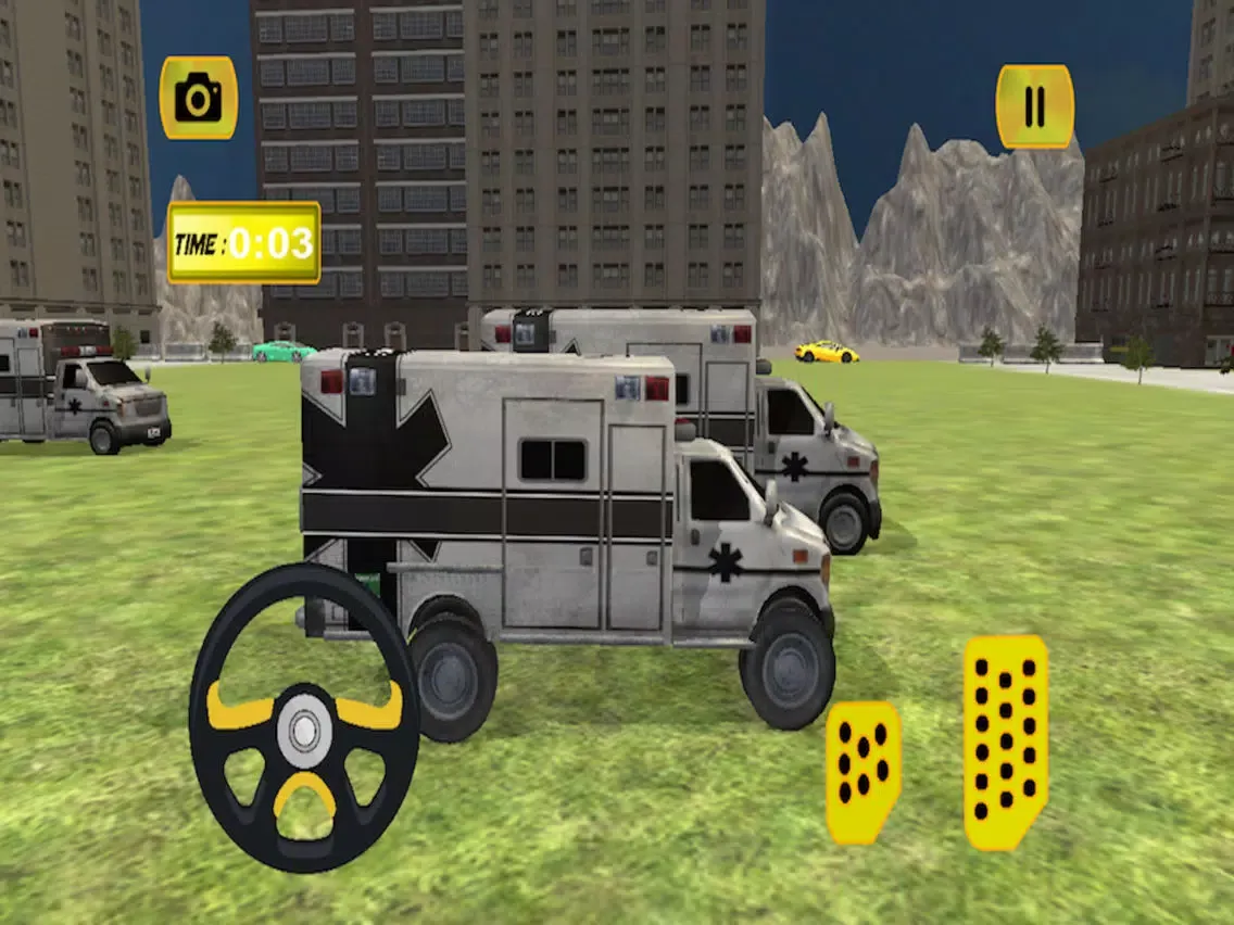 Ambulance Parking Simulator 3D iPad 應用截圖