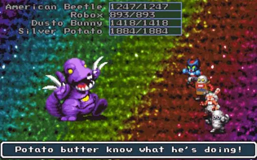 Capturas de tela do Kaiju Big Battel FightoFantasy