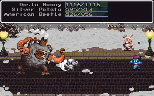 Capturas de tela do Kaiju Big Battel FightoFantasy