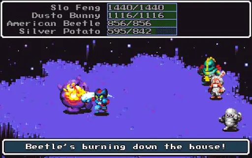 Capturas de tela do Kaiju Big Battel FightoFantasy