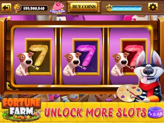 Captures d'écran de Fortune Farm Slots 777 casino iPad 