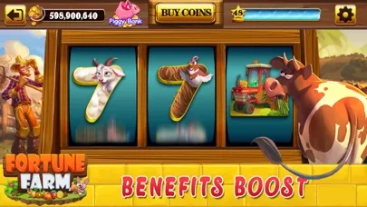 Captures d'écran de Fortune Farm Slots 777 casino