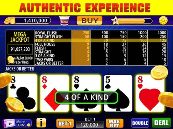 Capturas de pantalla de Occam's Video Poker Las Vegas iPad 