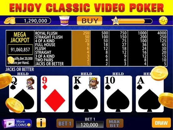 Capturas de pantalla de Occam's Video Poker Las Vegas iPad 