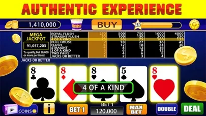 Capturas de pantalla de Occam's Video Poker Las Vegas