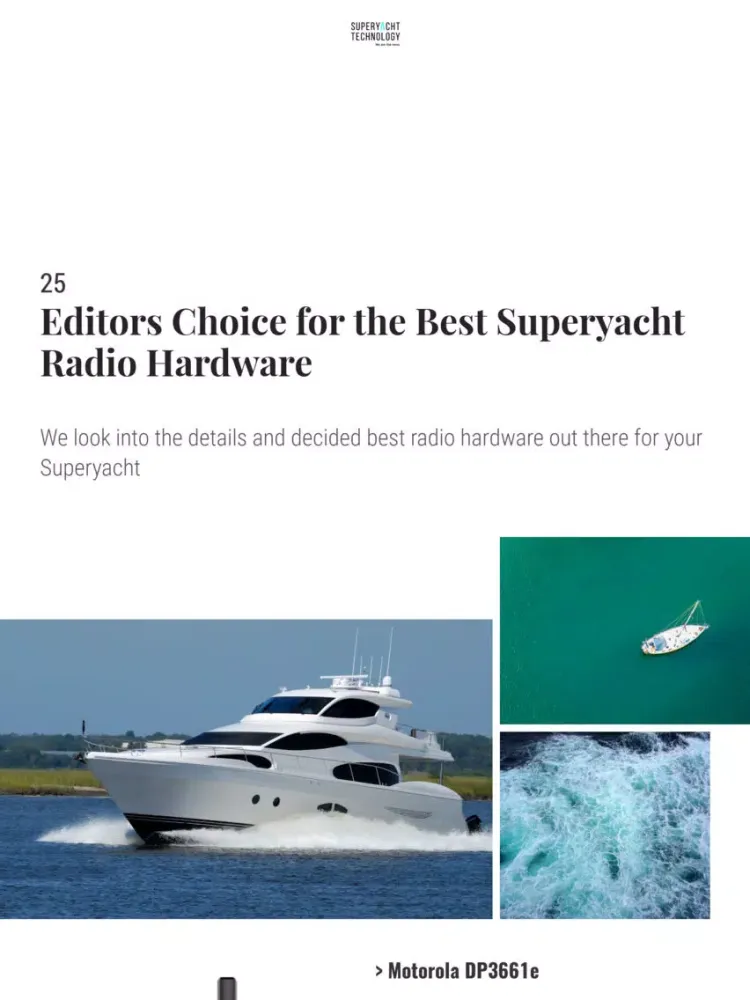Superyacht Technology News iPad  سکرین شاٹس