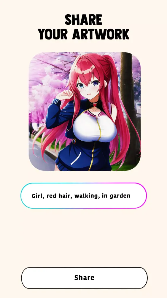 Anime AI Art Generator Screenshots