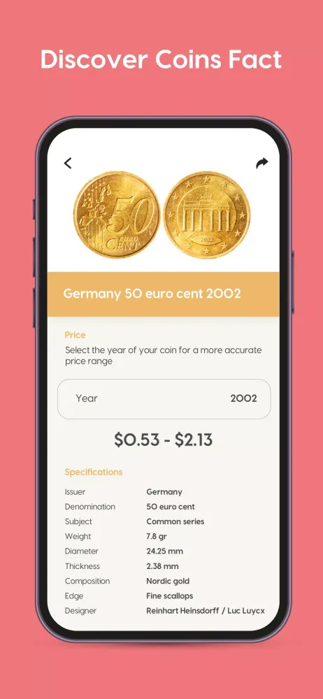 Coin Pic Identifier Screenshots