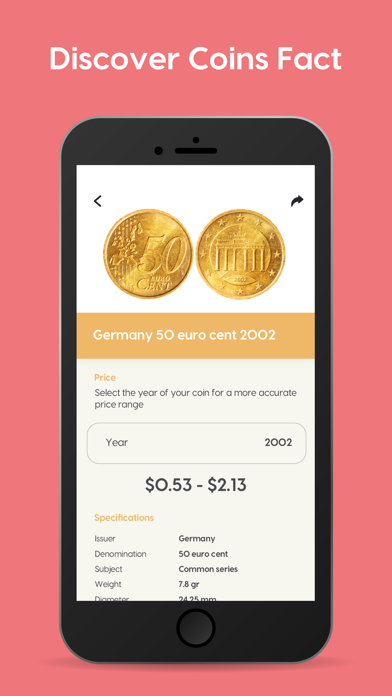 Скриншоты Coin Pic Identifier
