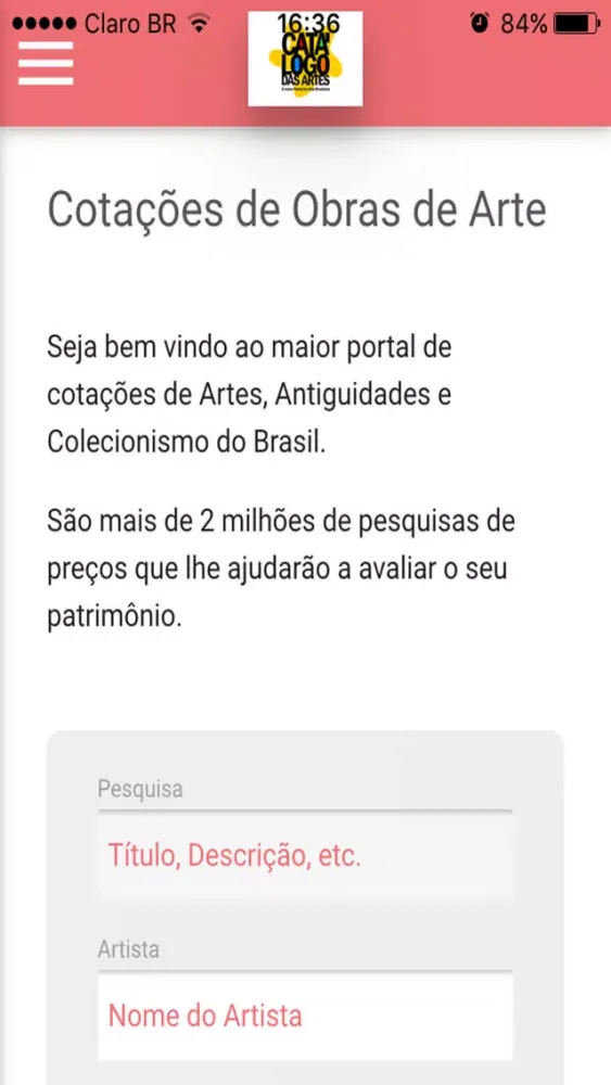 صور Catálogo das Artes