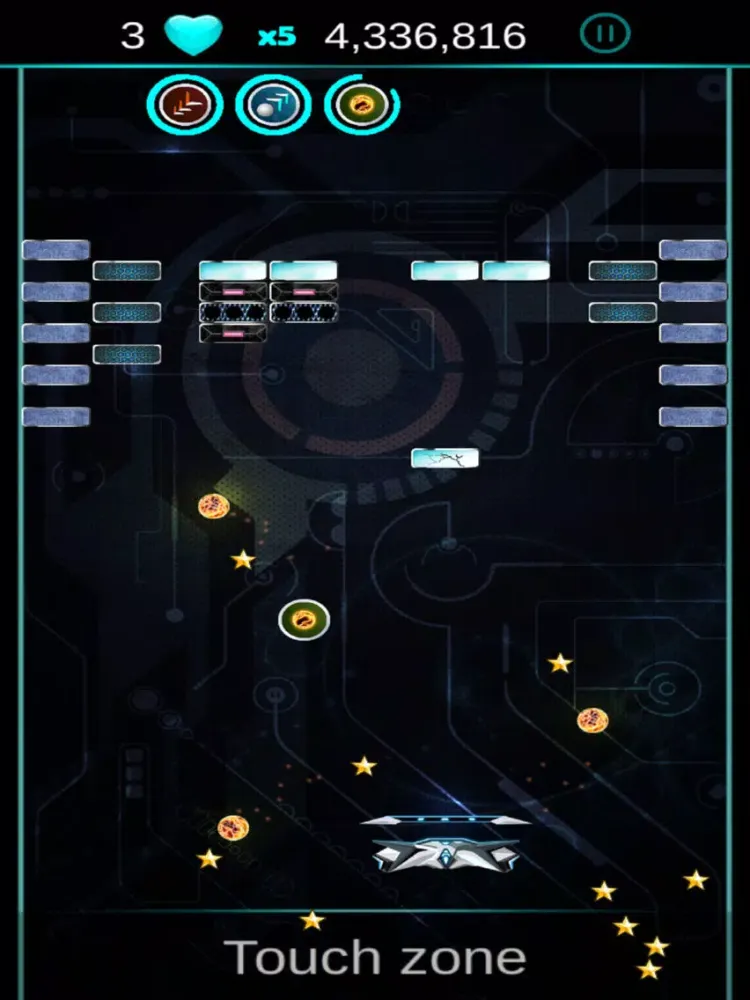 Captures d'écran de High Tech Arkanoid iPad 