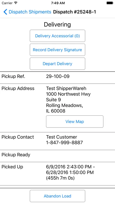 SVL Dispatch Mobile Screenshots