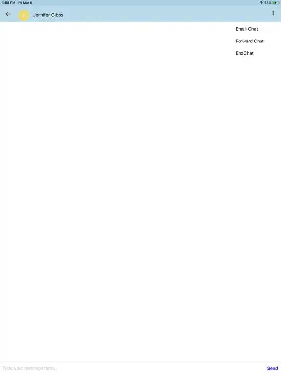Capturas de pantalla de VVG Support Chat iPad 