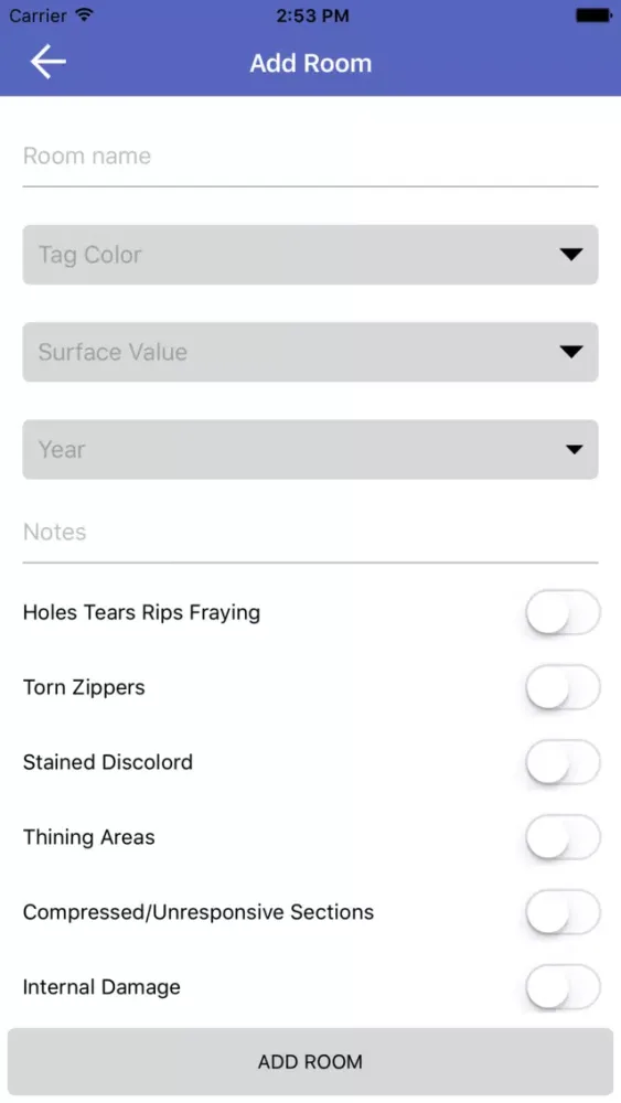 Ảnh chụp màn hình của Support Surface