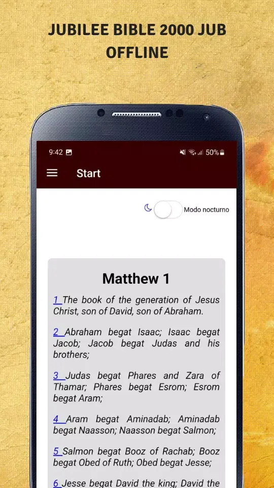 Jubilee Bible 2000 JUB Offline スクリーンショット