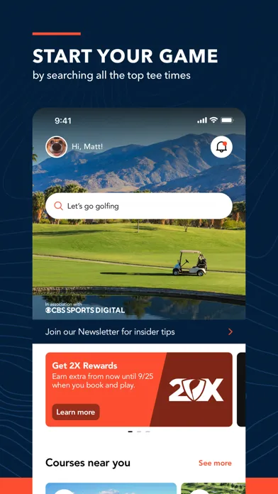 Tangkapan skrin Supreme Golf: Book Tee Times