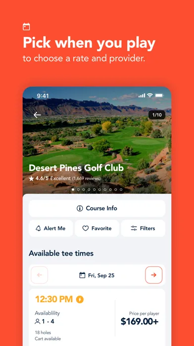 Tangkapan skrin Supreme Golf: Book Tee Times