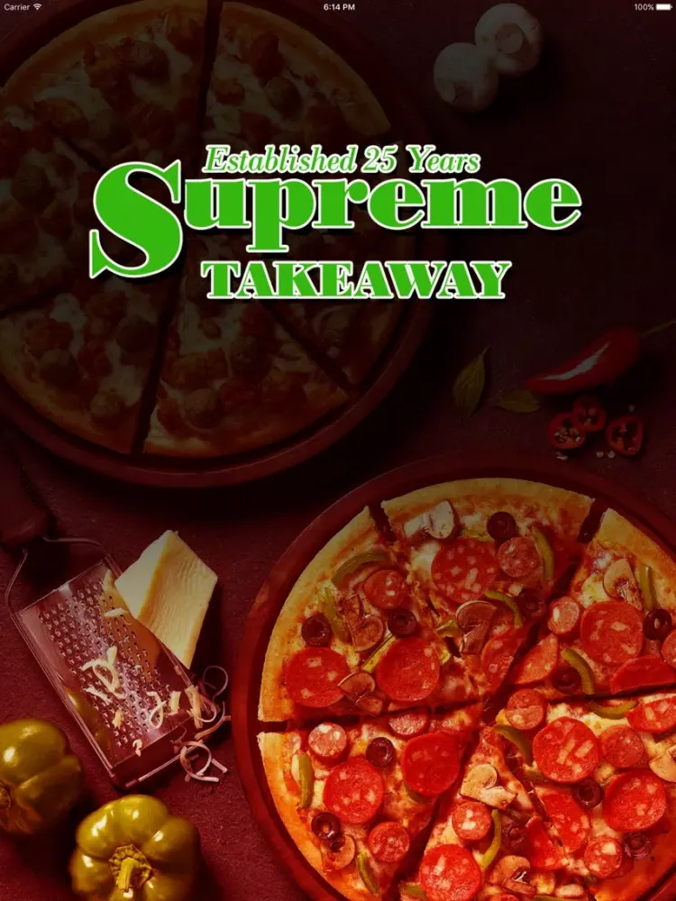 SUPREME TAKEAWAY HALIFAX iPad 應用截圖