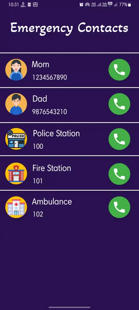 Tangkapan skrin My Contacts: by Rishi