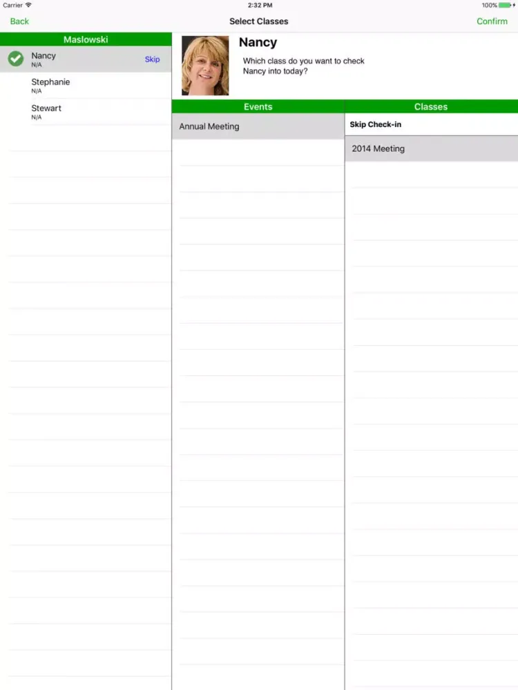 DonorWorks Mobile iPad  Screenshots